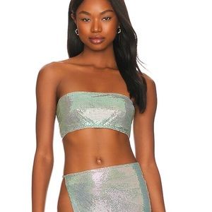 Brooke Bra in Blue Iridescent